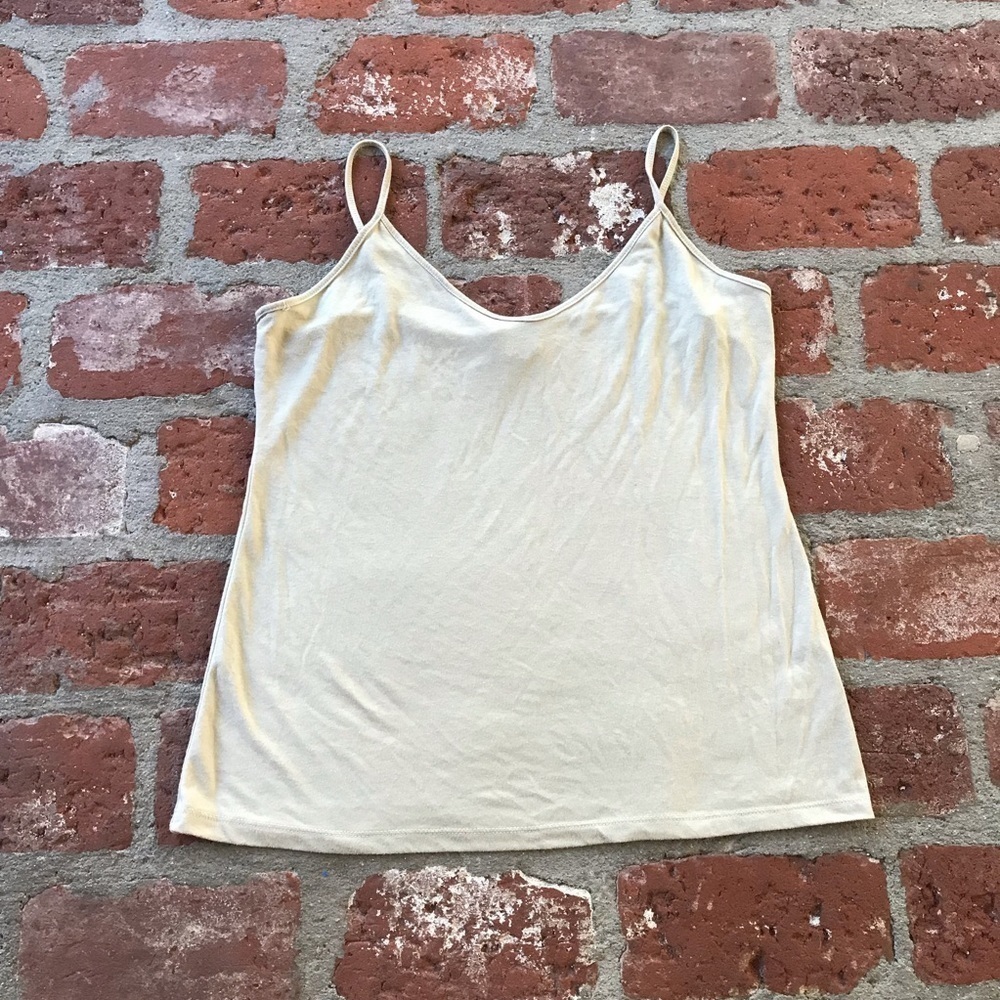 Tan XL adjustable tank top